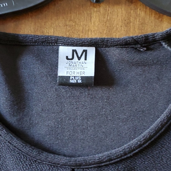 JM Plus size 1X Dress Black Used - Picture 2 of 2